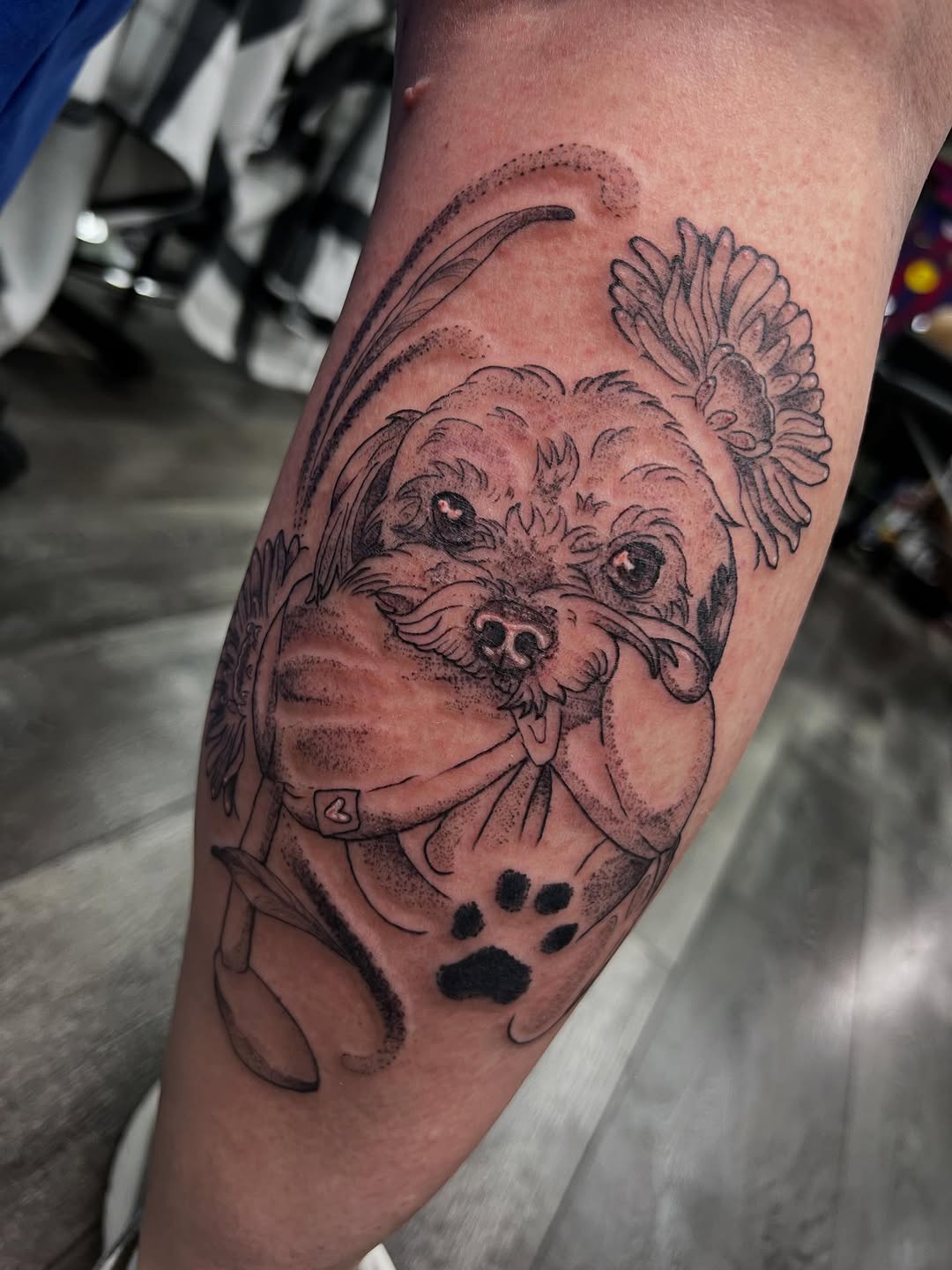 Tattoo by @cash_monii_tattoos — illustrative, black_and_grey