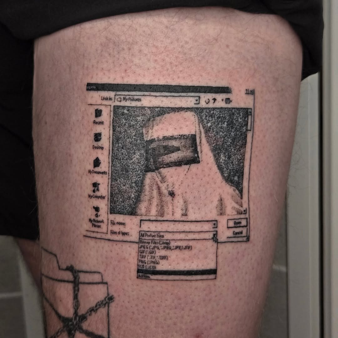 Tattoo by @mach1ne___ β black_and_grey