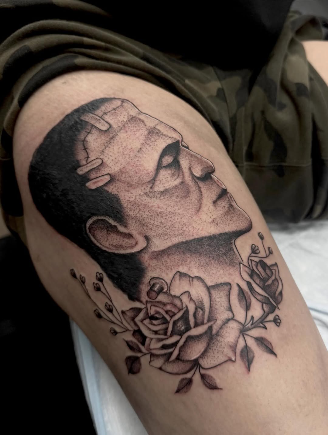 Tattoo by @honey_.ink_ — realism, black_and_grey