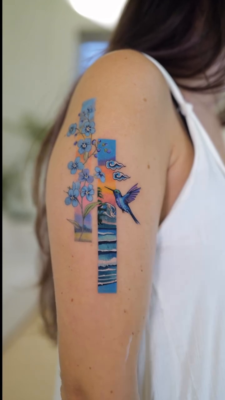 Tattoo by @firstjing β watercolor