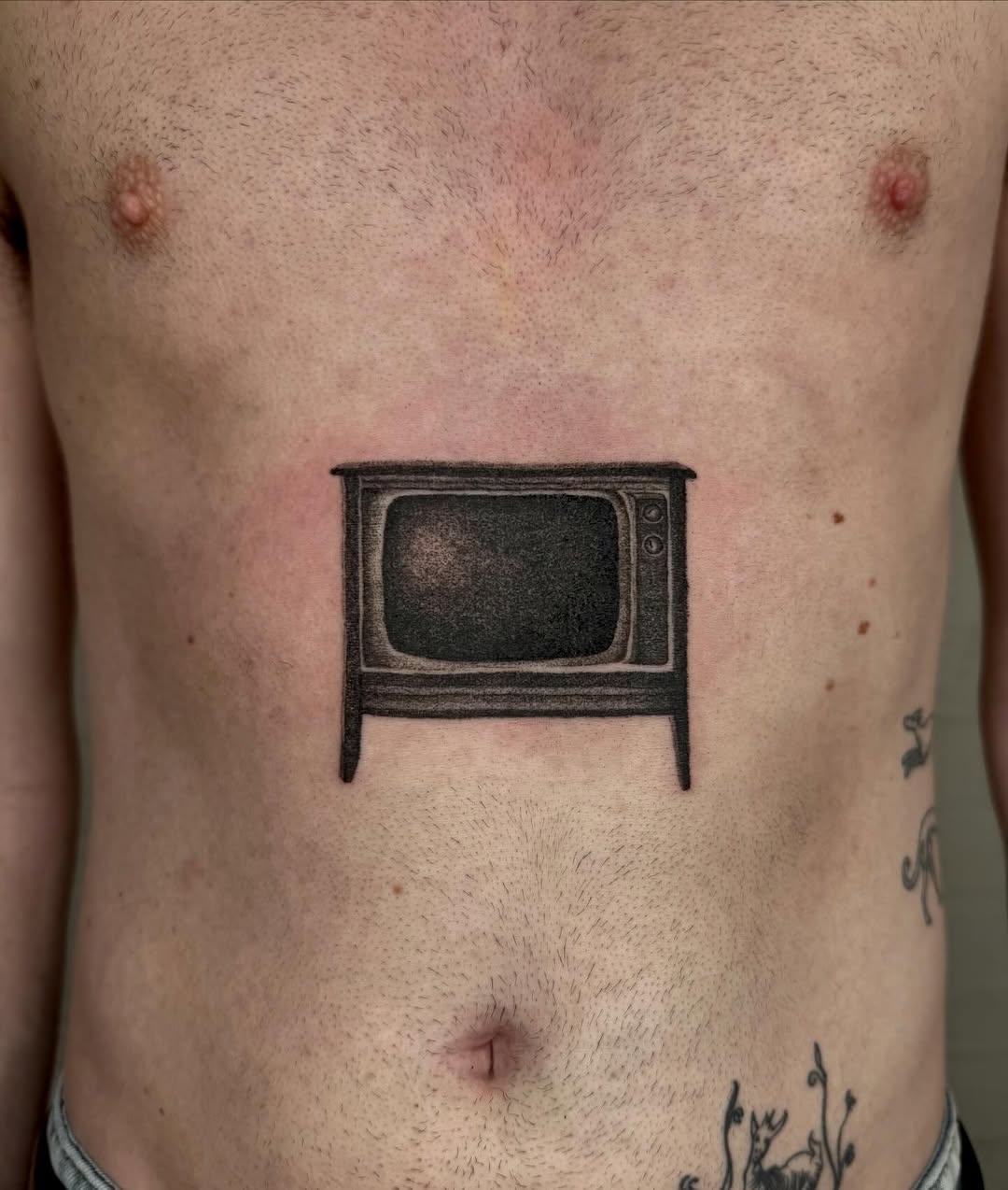 Tattoo by @el_kenny_ — black_and_grey, dotwork