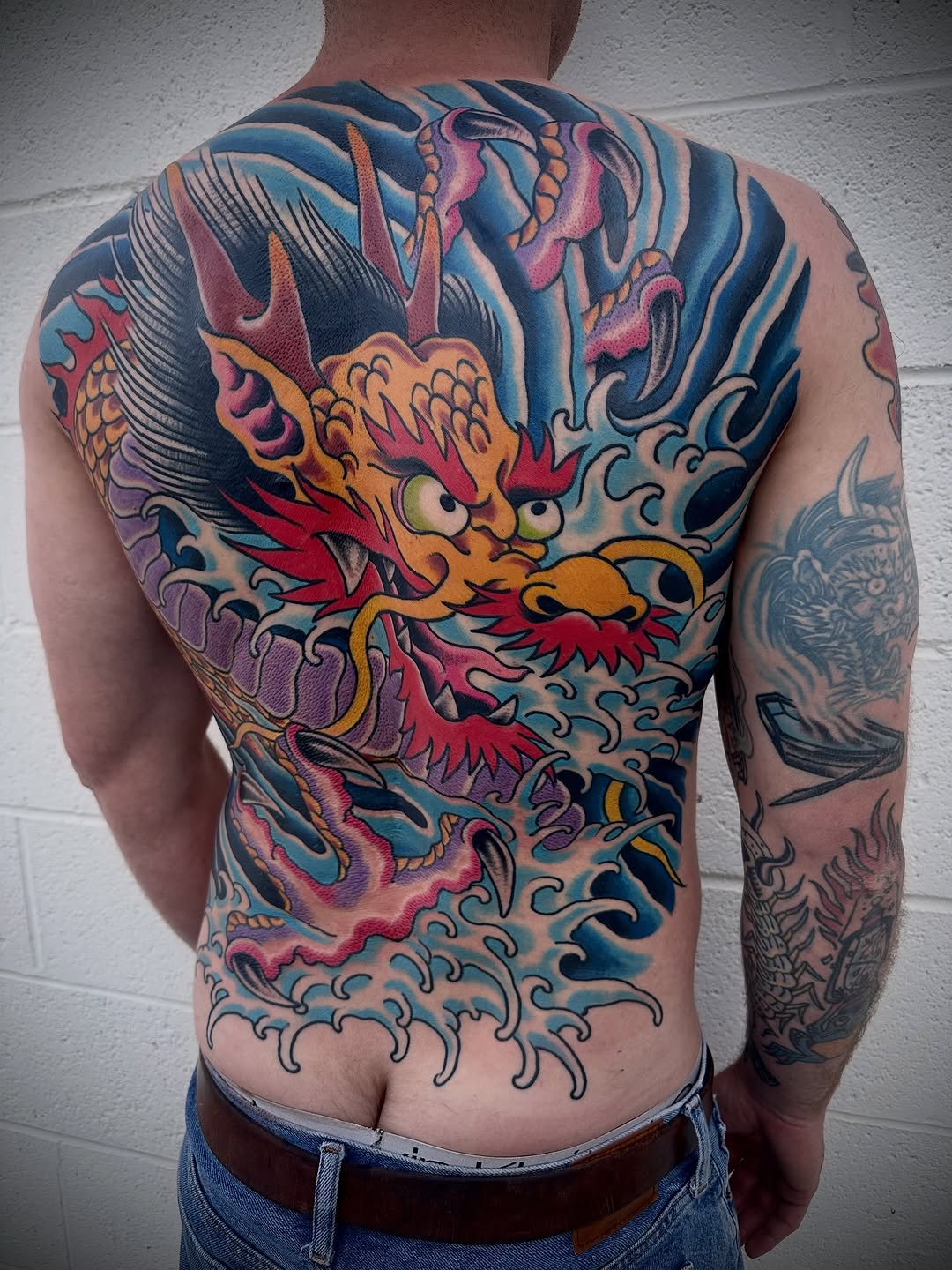Tattoo by @t_hundahl — japanese_irezumi, blackwork