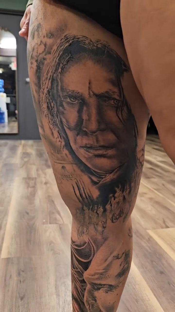 Tattoo by @ladyb.inknart — realism, black_and_grey