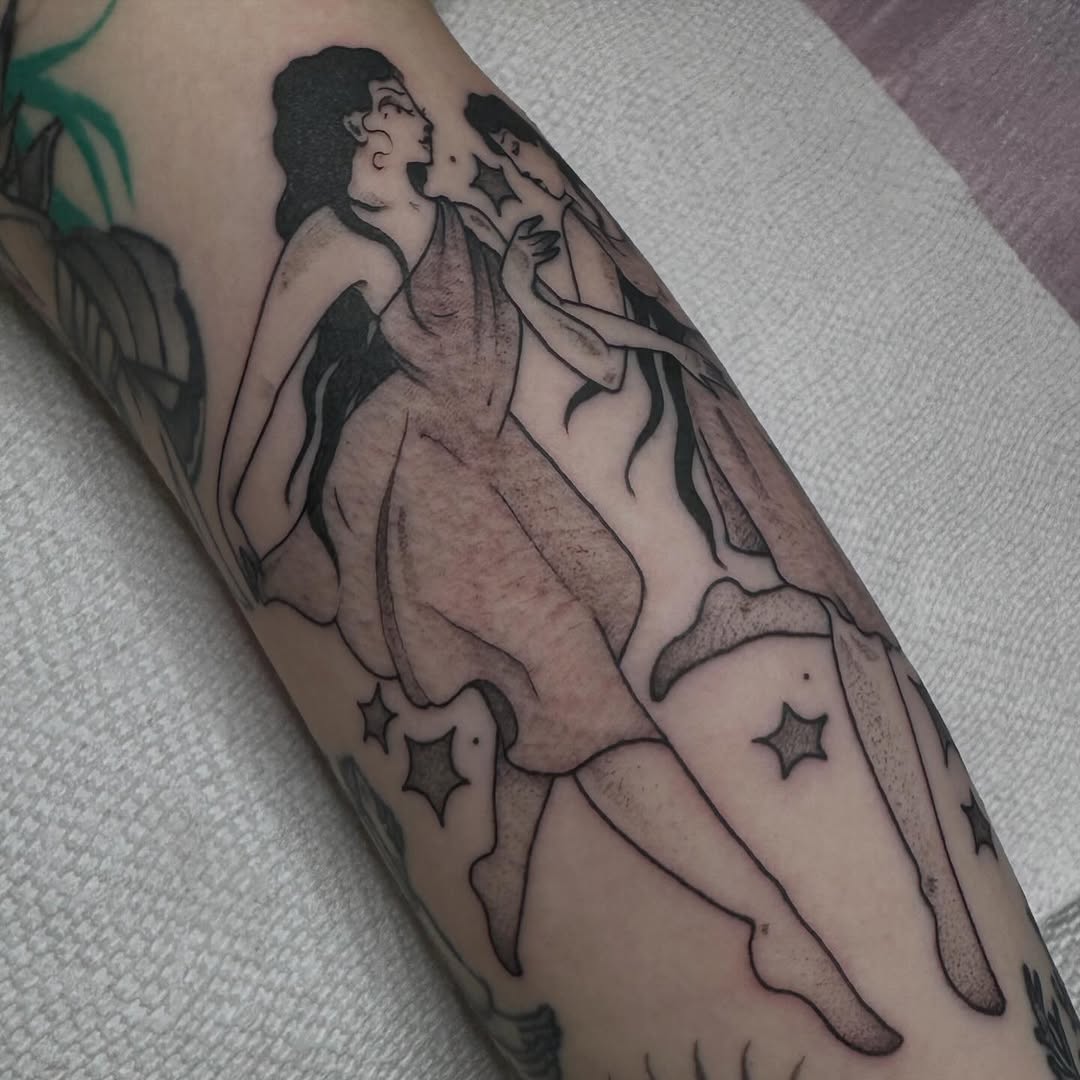 Tattoo by @sierra_does_tattoos — black_and_grey, fine_line