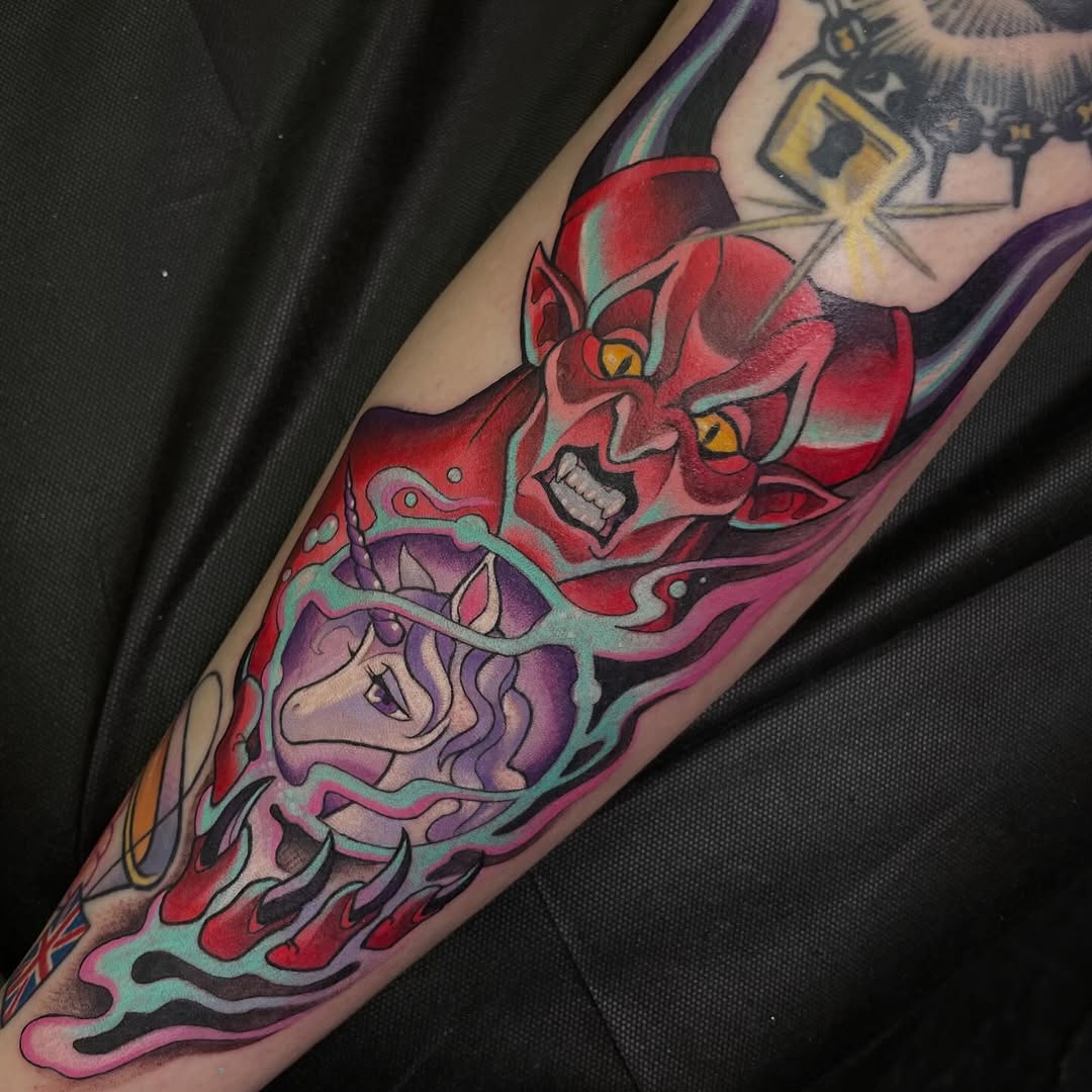 Tattoo by @necromandi β neo_traditional, illustrative