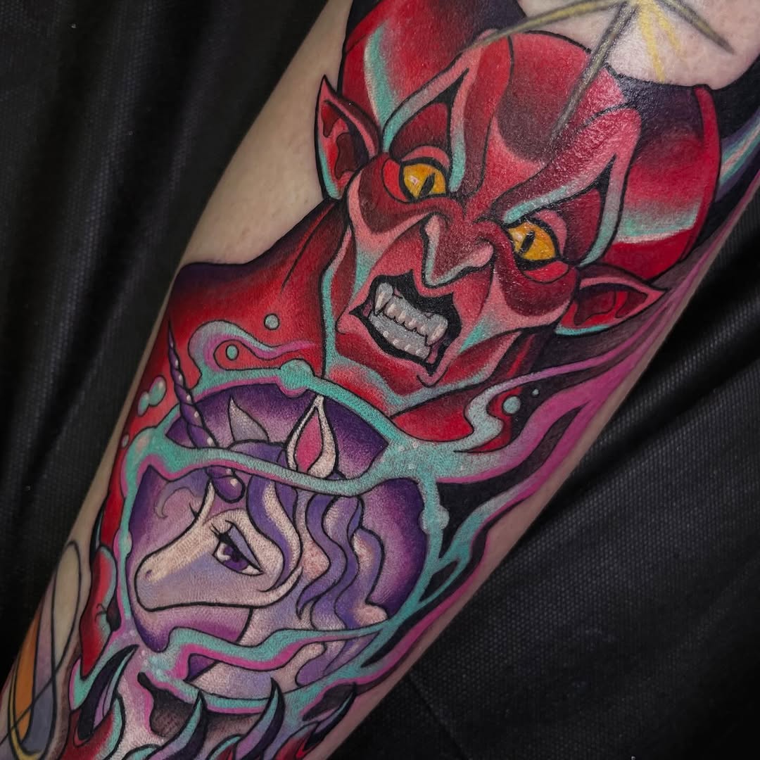 Tattoo by @necromandi β new_school, illustrative