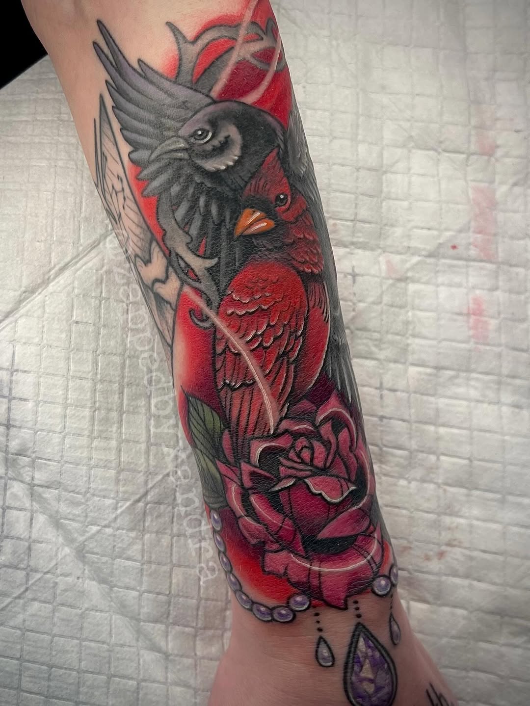 Tattoo by @zappedbyxandra — realism, black_and_grey