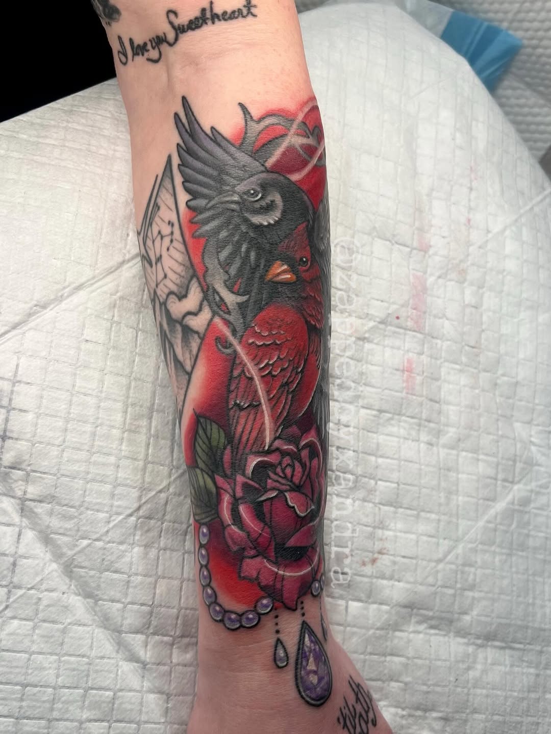 Tattoo by @zappedbyxandra — realism, black_and_grey