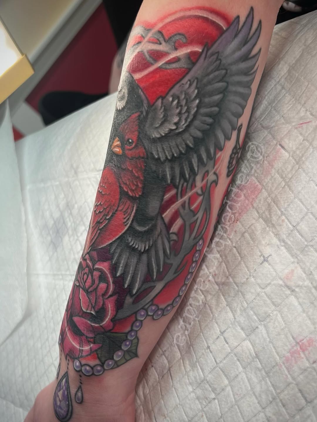 Tattoo by @zappedbyxandra — neo_traditional, realism