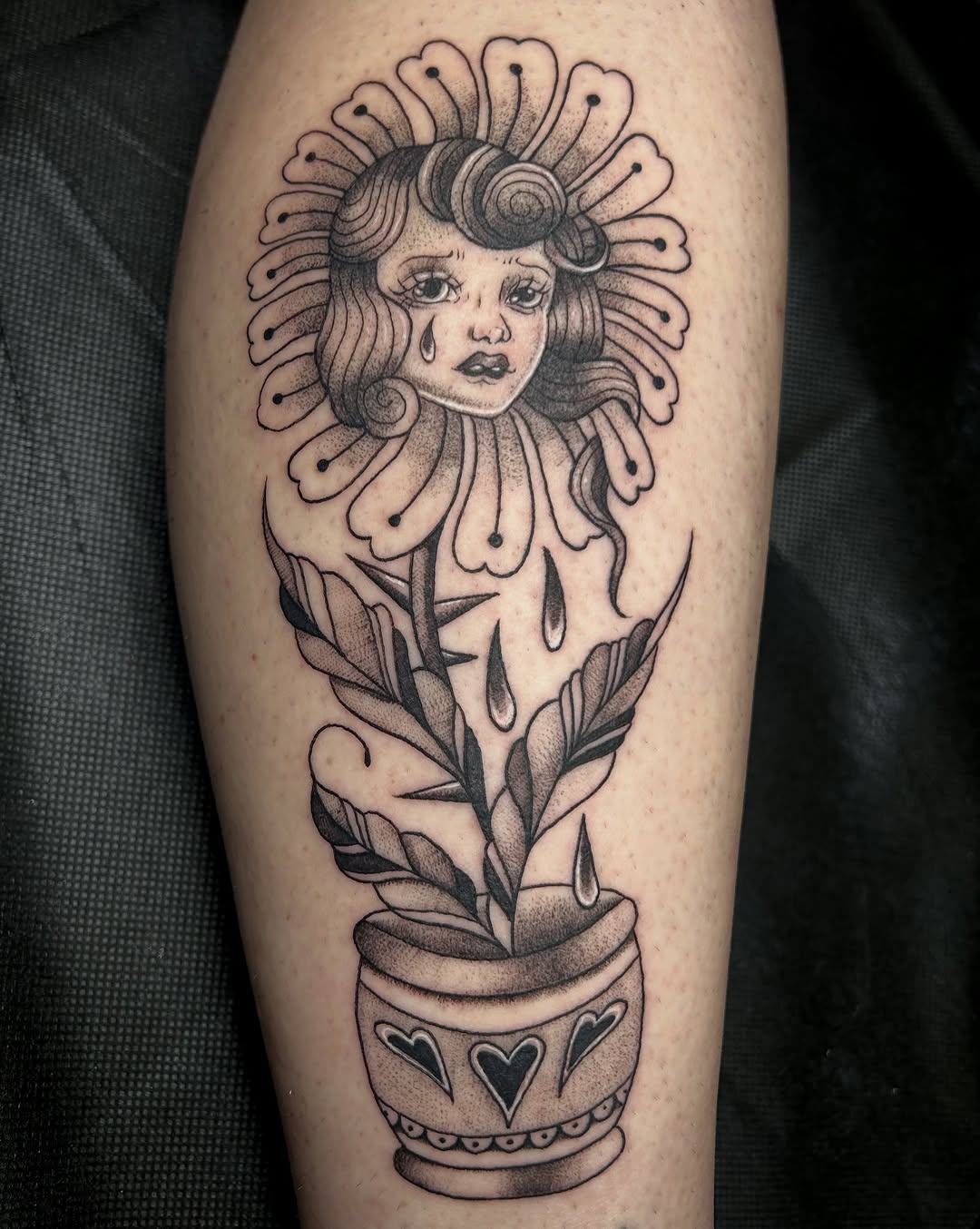 Tattoo by @bloodybriaa — american_traditional, illustrative