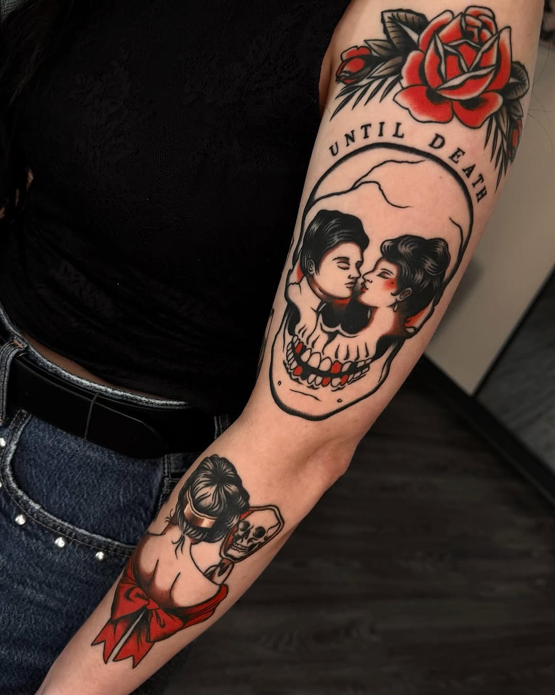Tattoo by @donnajeantattoo โ american_traditional, illustrative