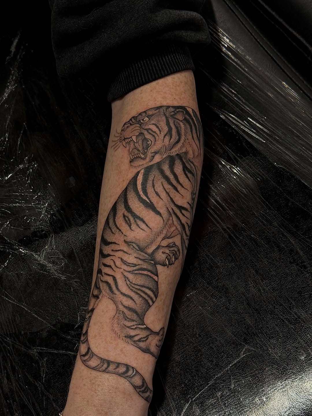 Tattoo by @mattytattsaz — japanese_irezumi, black_and_grey
