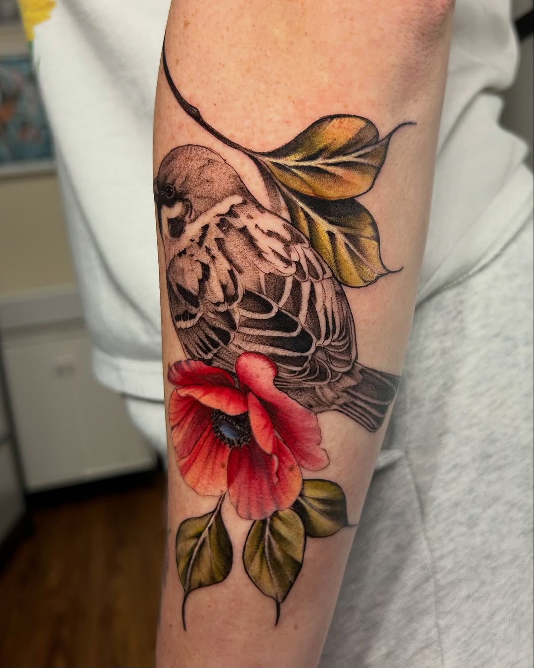 Tattoo by @c.x.dotline — realism, black_and_grey