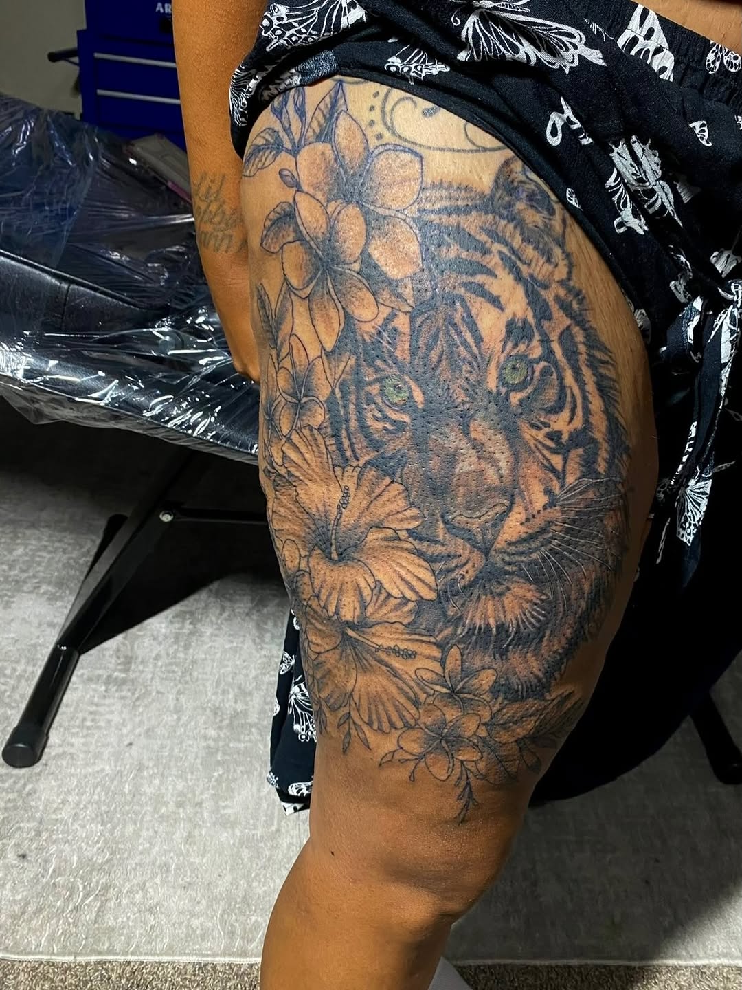 Tattoo by @prettyboyblueink — realism
