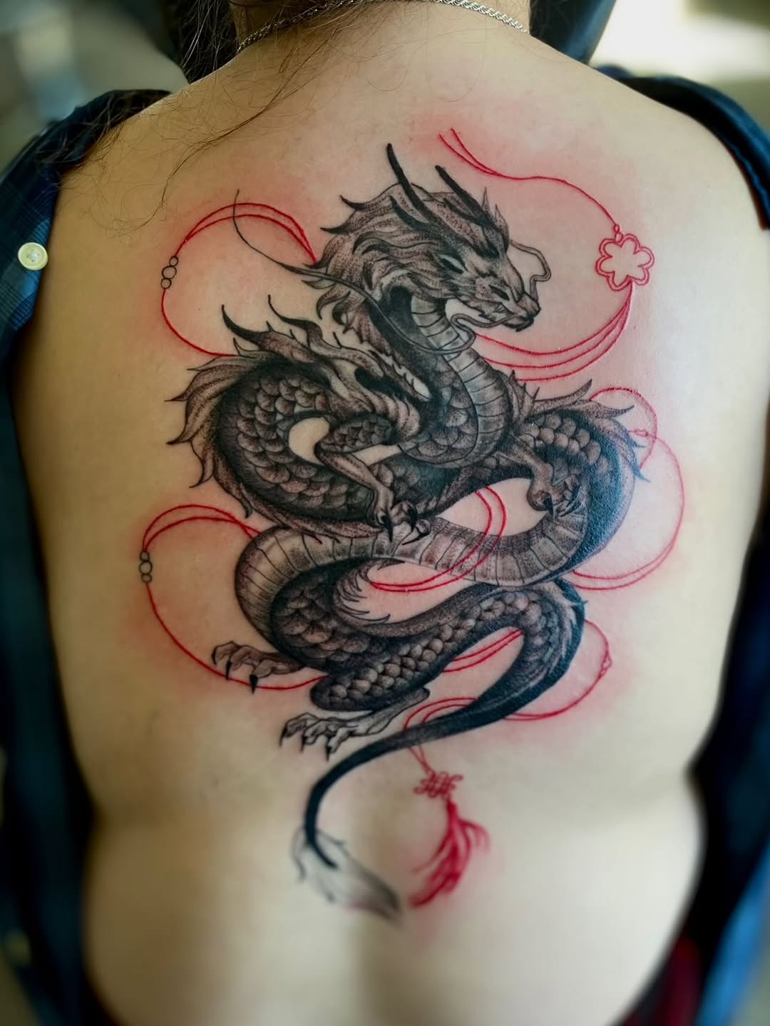 Tattoo by @prettyboyblueink — black_and_grey