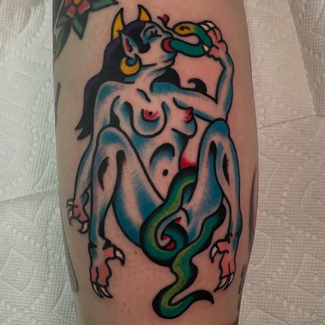Tattoo by @isaacbrethauer — american_traditional, neo_traditional