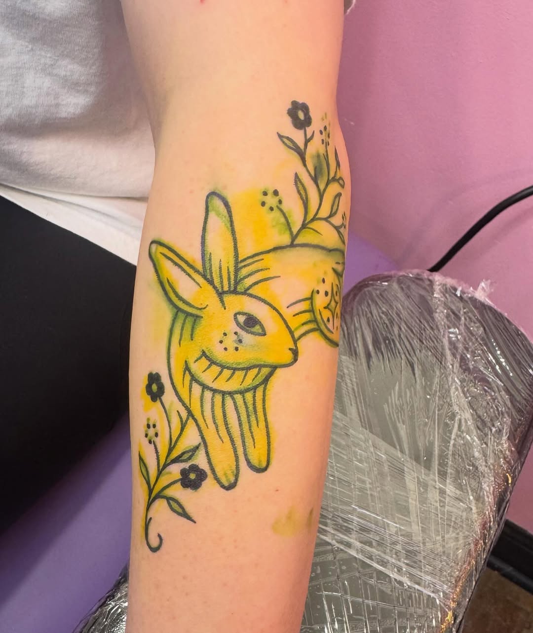 Tattoo by @gremlin.tattoos — ignorant, watercolor