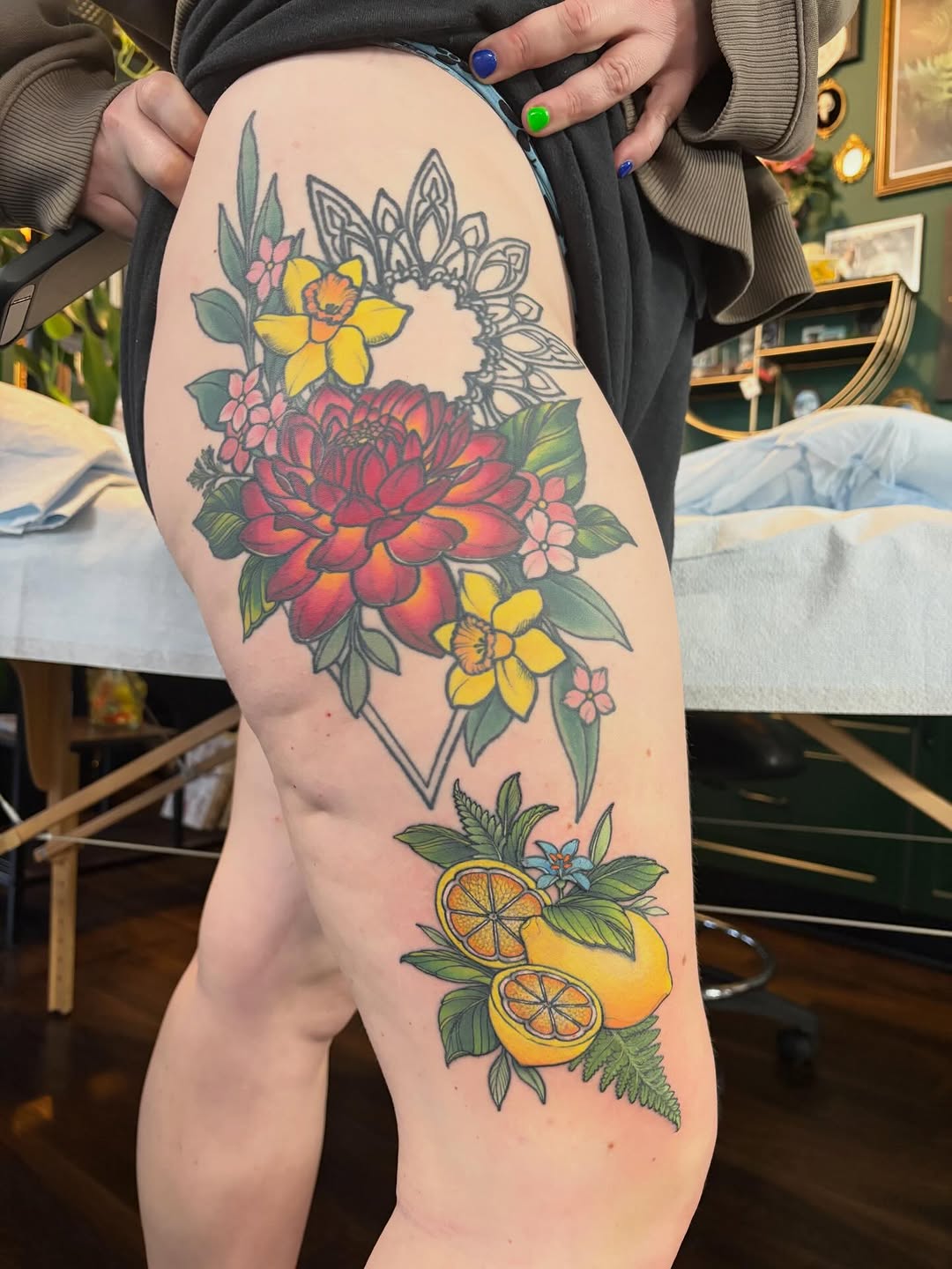 Tattoo by @ldayvee — neo_traditional, realism