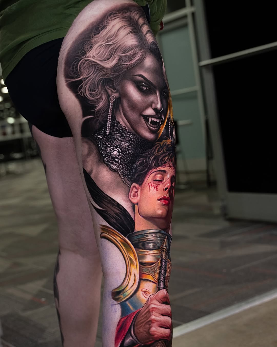 Tattoo by @_garart_ — realism, dark_realism