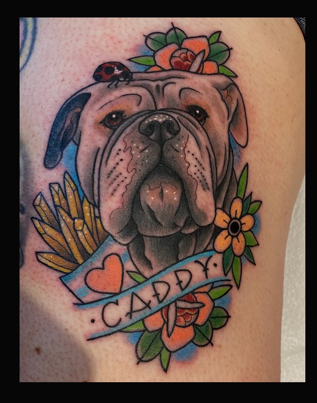 Tattoo by @amydooz — neo_traditional, realism