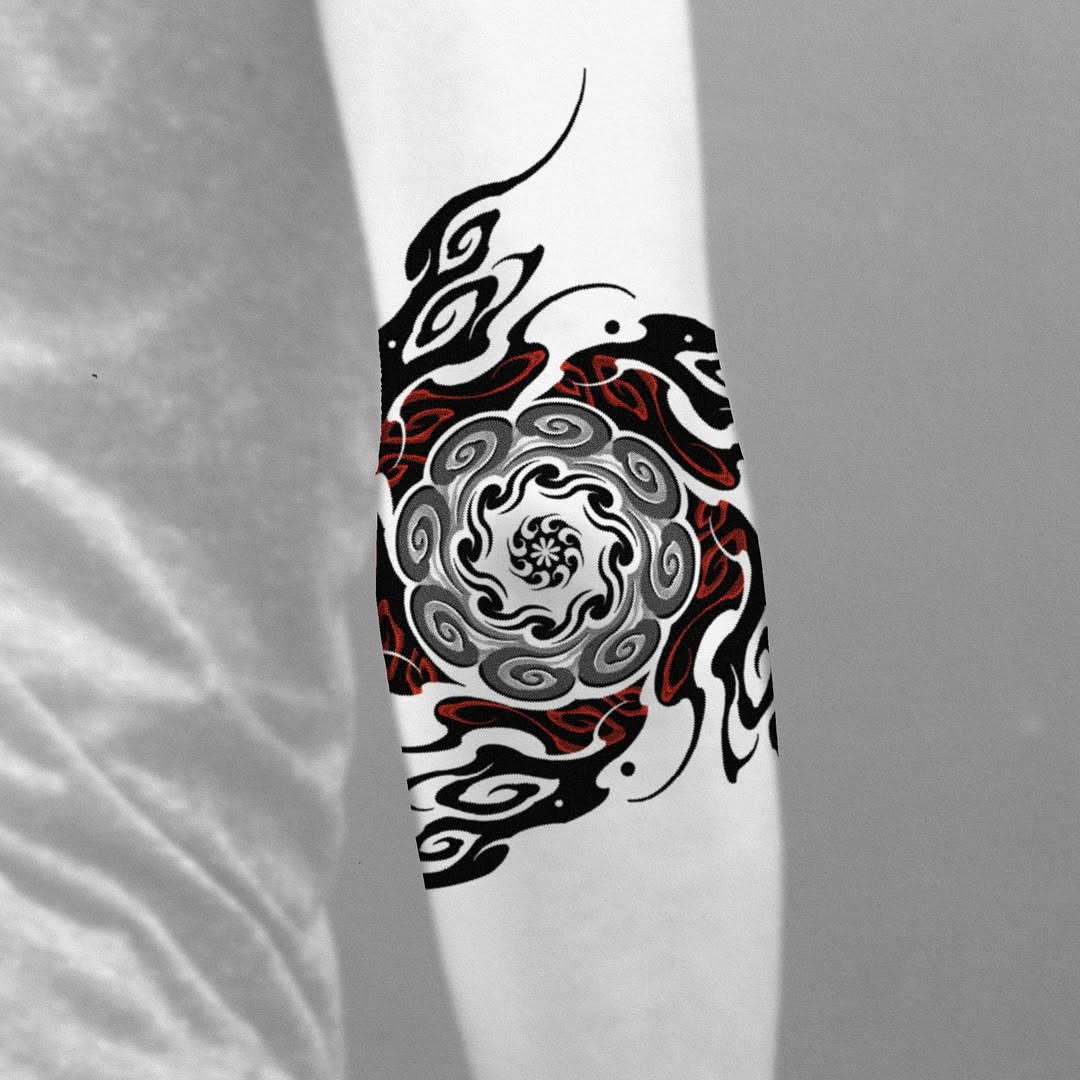 Tattoo by @a_flow_to — tribal, blackwork