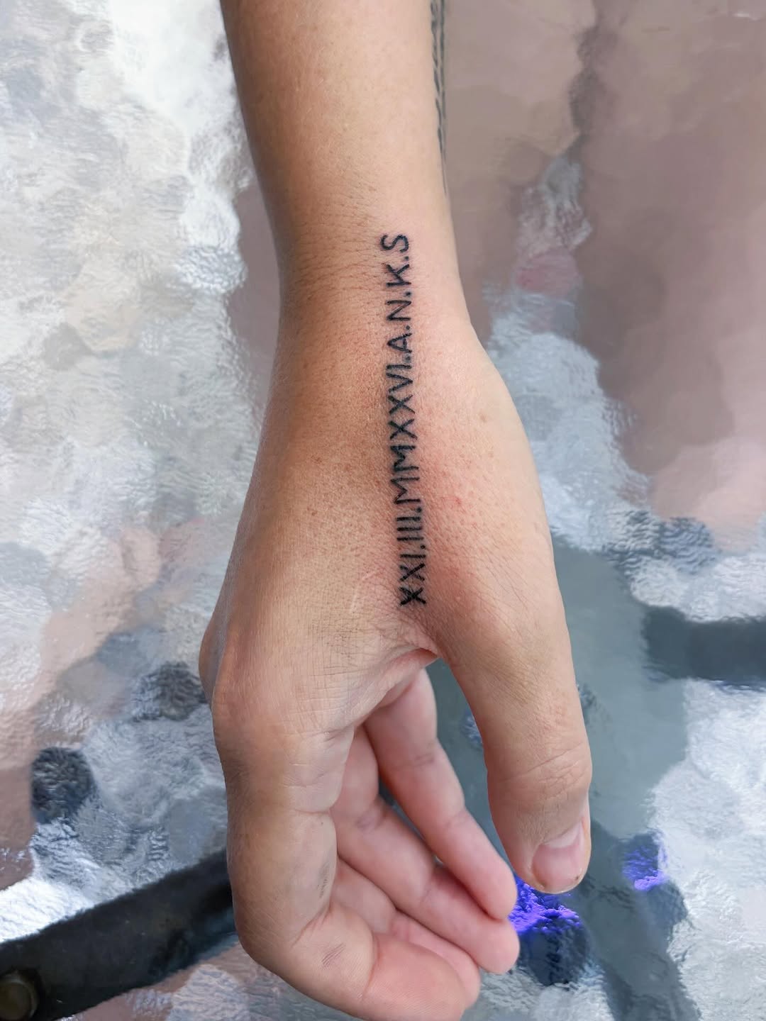 Tattoo by @sagittarius_tattoohk — lettering_script, fine_line