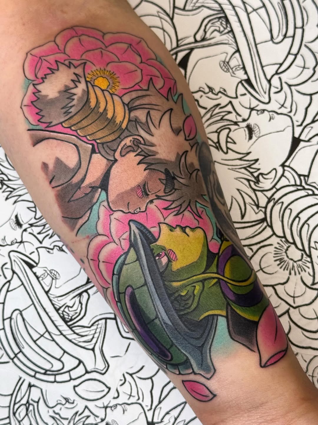 Tattoo by @chrismesitattoo โ anime