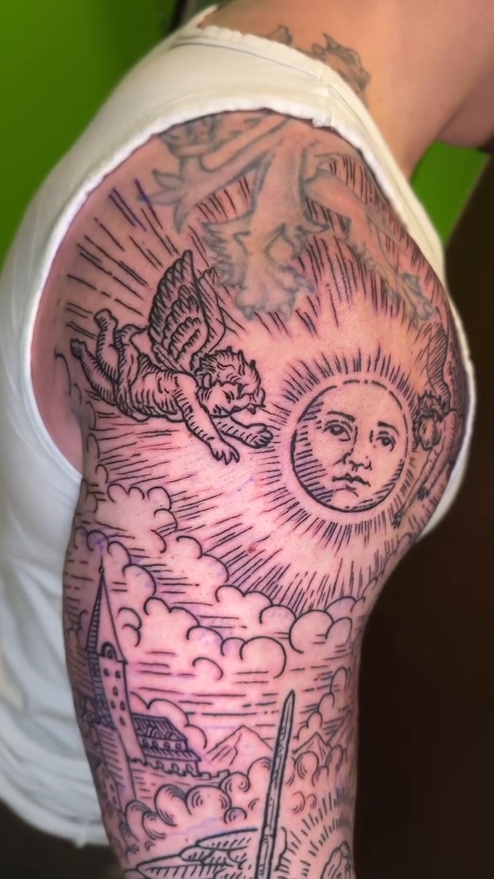 Tattoo by @stevesype — black_and_grey, realism