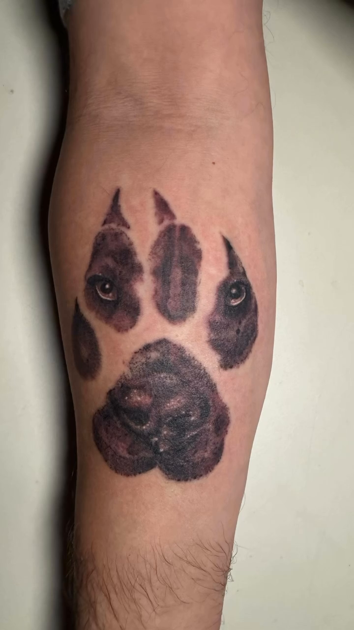 Tattoo by @tat2rikky — black_and_grey, realism