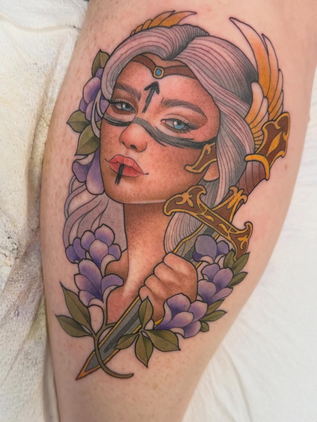 Tattoo by @crouchingtigerhiddenconnie β new_school