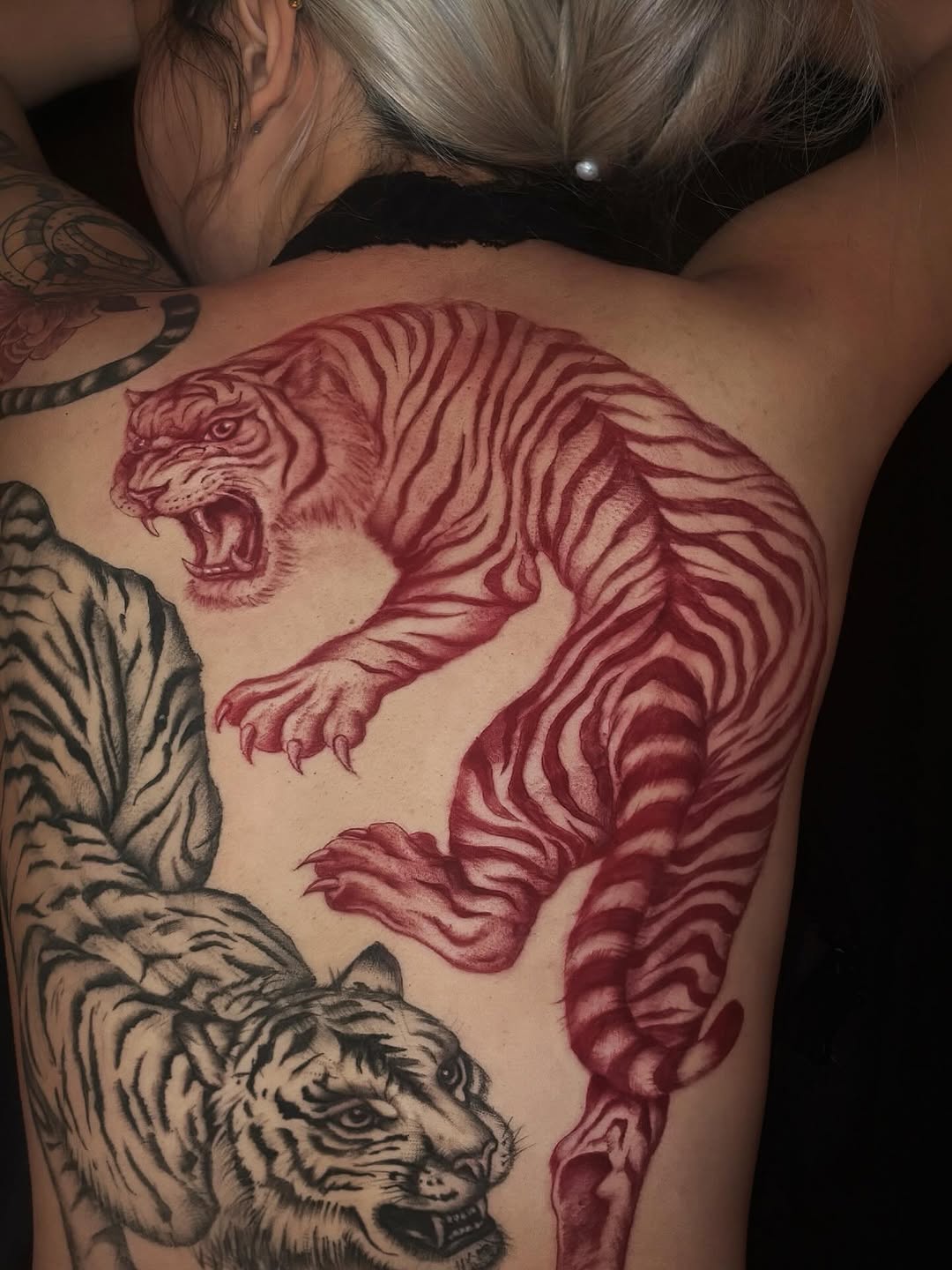 Tattoo by @liz.tattooz — realism, black_and_grey