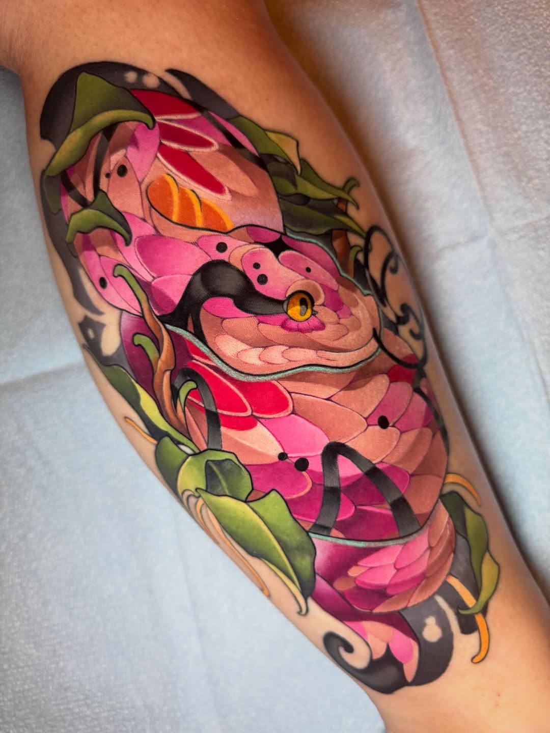 Tattoo by @magnolia.inks — neo_traditional, japanese_irezumi