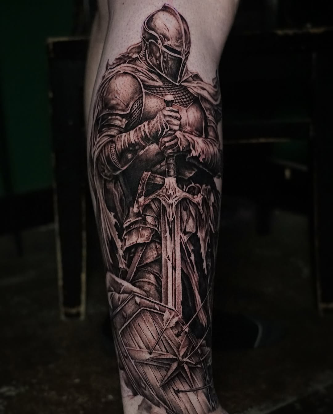 Tattoo by @dan_logan_tattoo — realism, black_and_grey