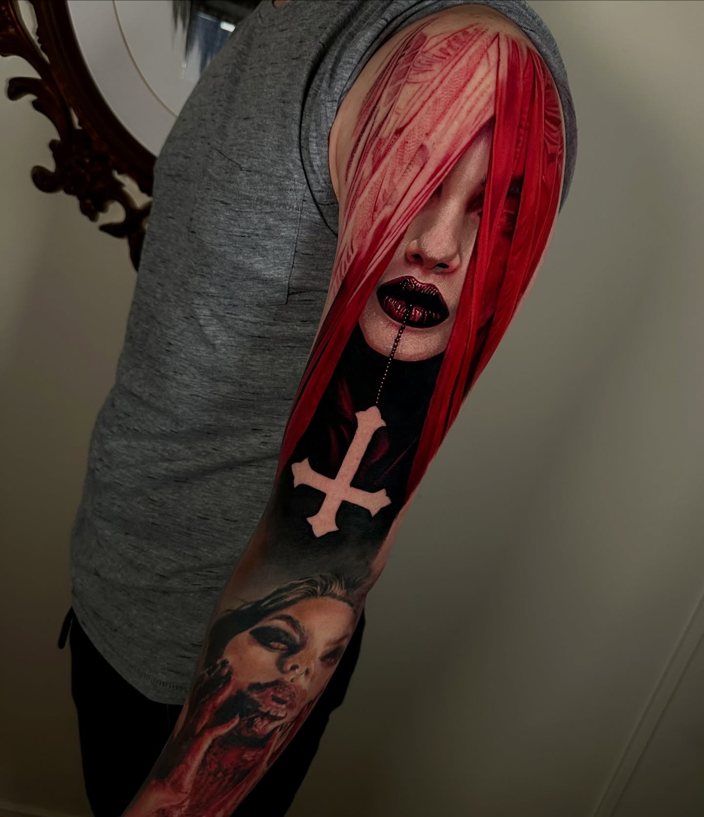Tattoo by @giuseppe_gibi_bonelli — realism, dark_realism