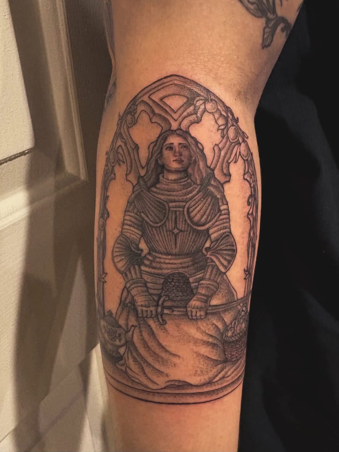Tattoo by @allieruck_tattoos — realism, black_and_grey