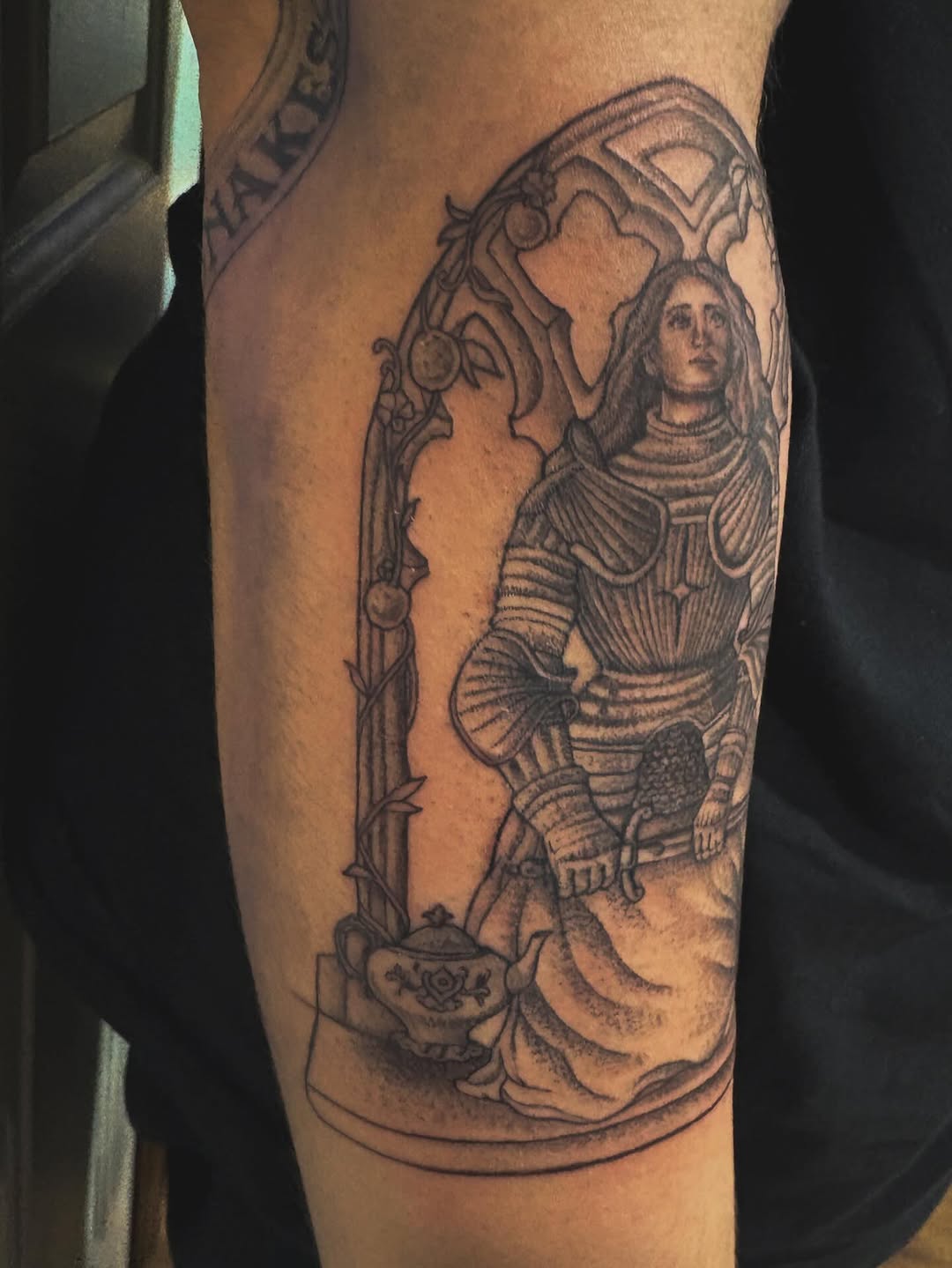 Tattoo by @allieruck_tattoos — realism, black_and_grey
