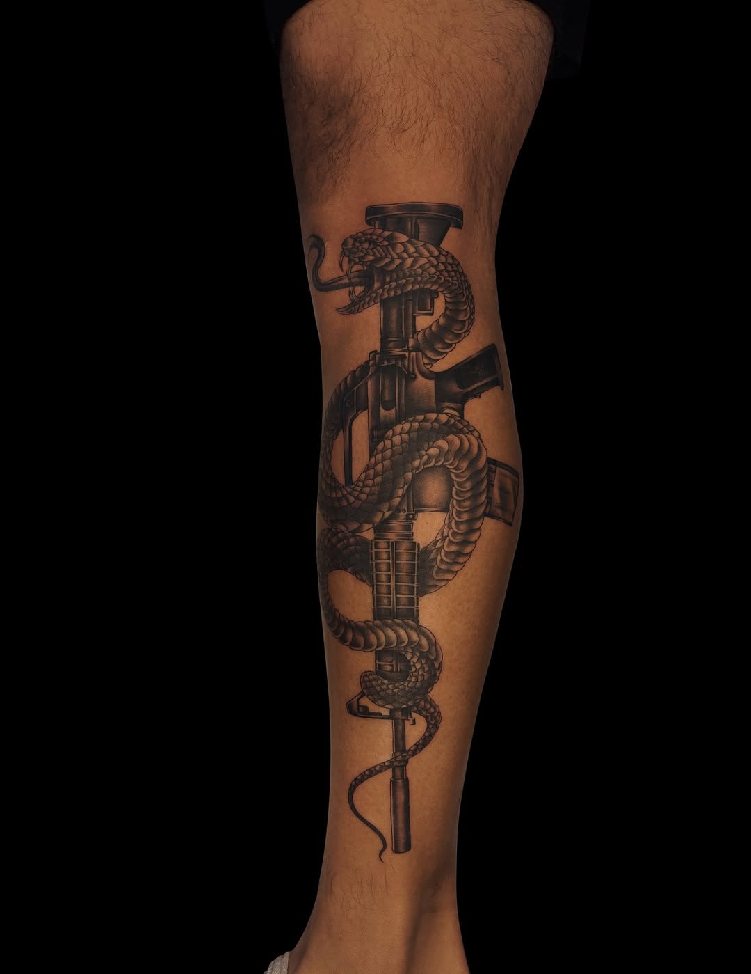 Tattoo by @wizdtattoo — realism, black_and_grey