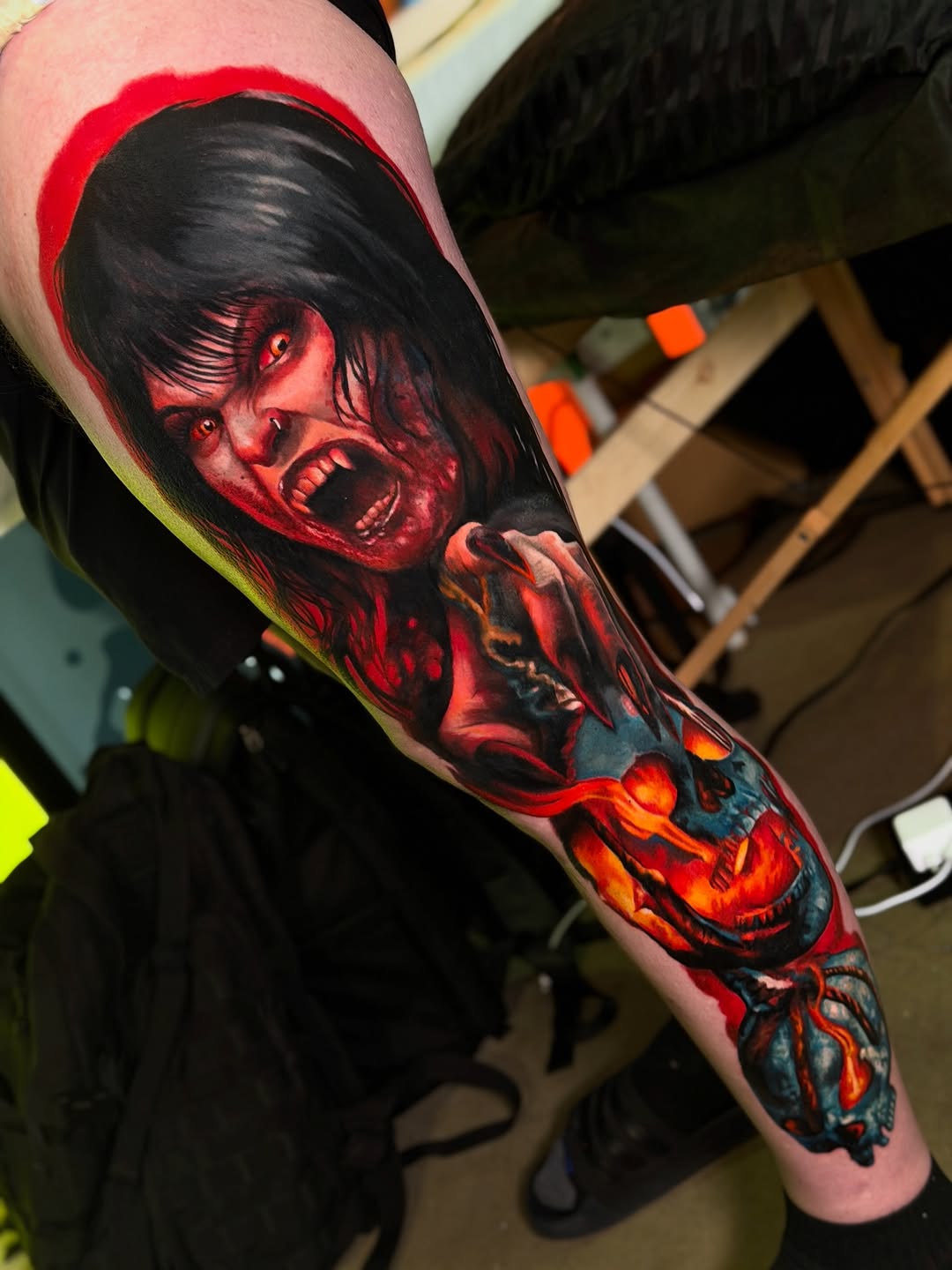 Tattoo by @katenski.ink โ realism, dark_realism