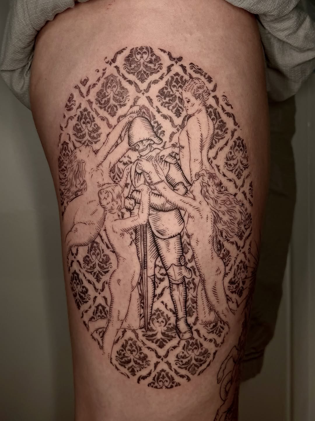 Tattoo by @insaner_art — blackwork