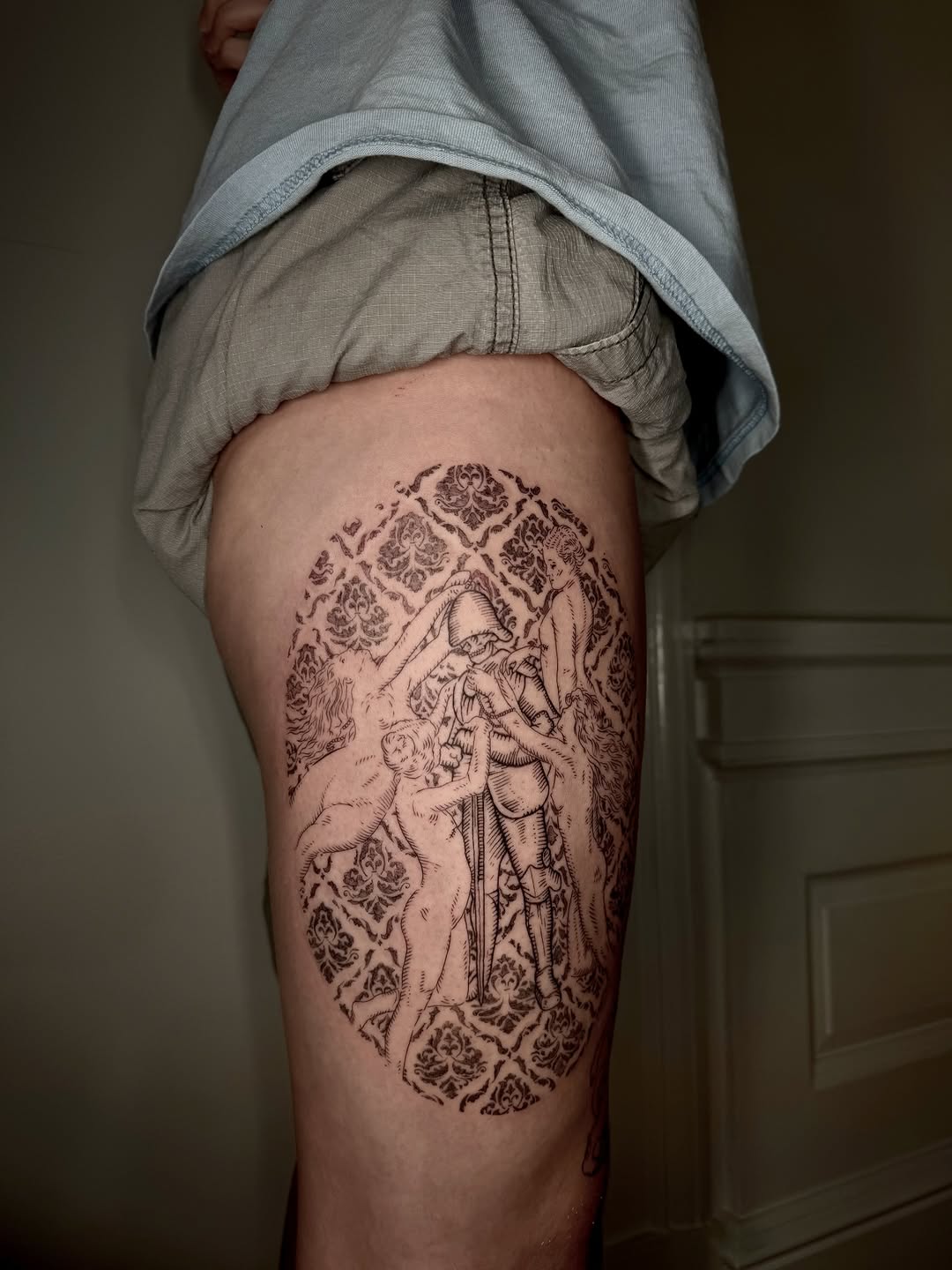 Tattoo by @insaner_art — blackwork