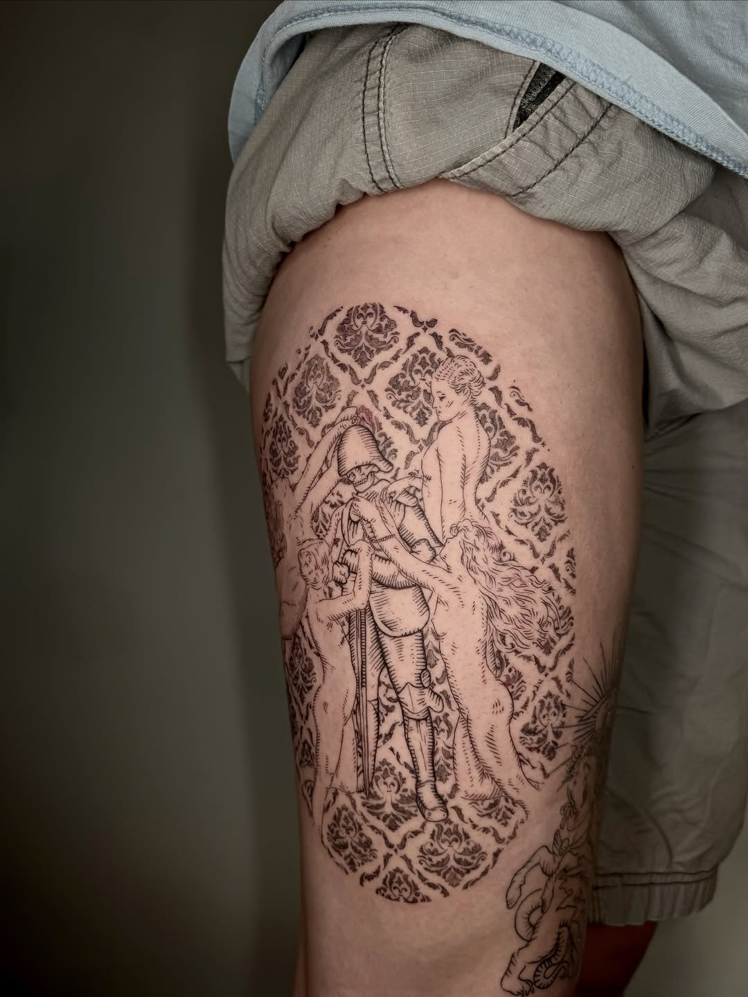 Tattoo by @insaner_art — blackwork