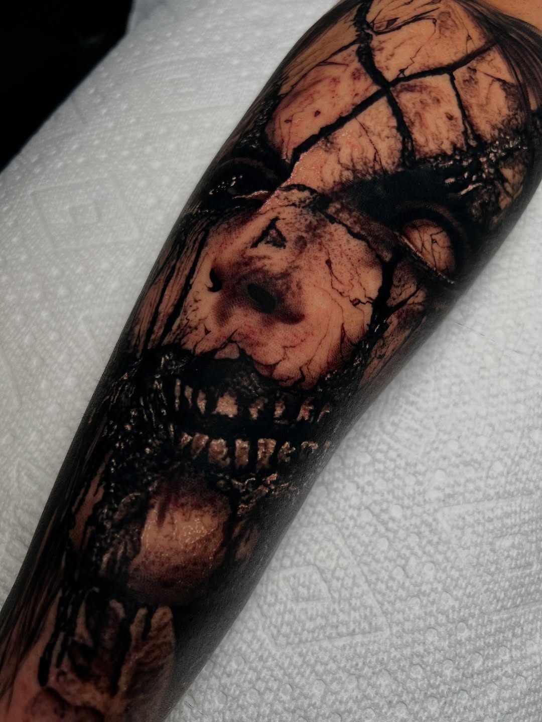 Tattoo by @jamesfoltz — dark_realism, illustrative