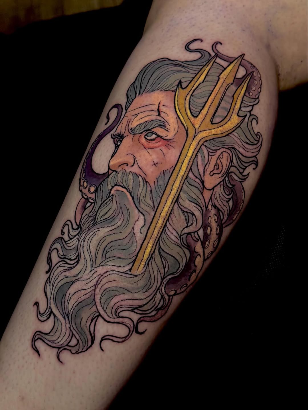Tattoo by @joshmoontattoos — neo_traditional, realism