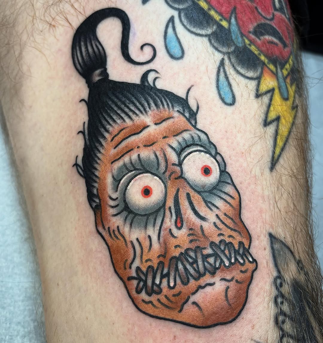 Tattoo by @tommy_wenzell_tattoos — new_school, ignorant