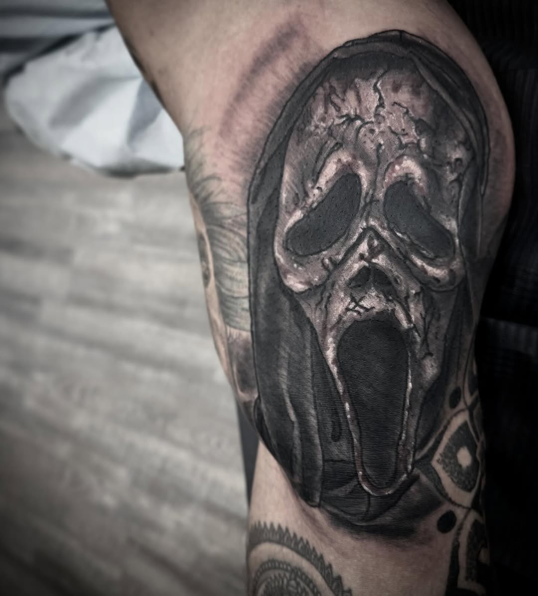 Tattoo by @alecbauertattoo — realism, dark_realism
