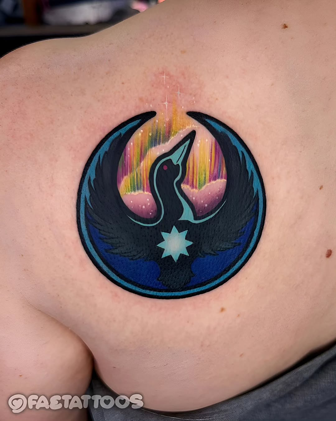 Tattoo by @faetattoos β blackwork, illustrative