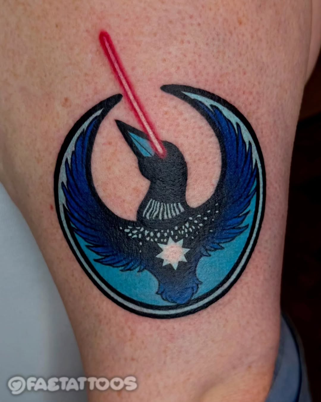 Tattoo by @faetattoos β new_school