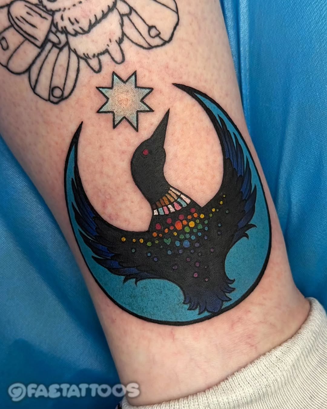 Tattoo by @faetattoos β blackwork, new_school