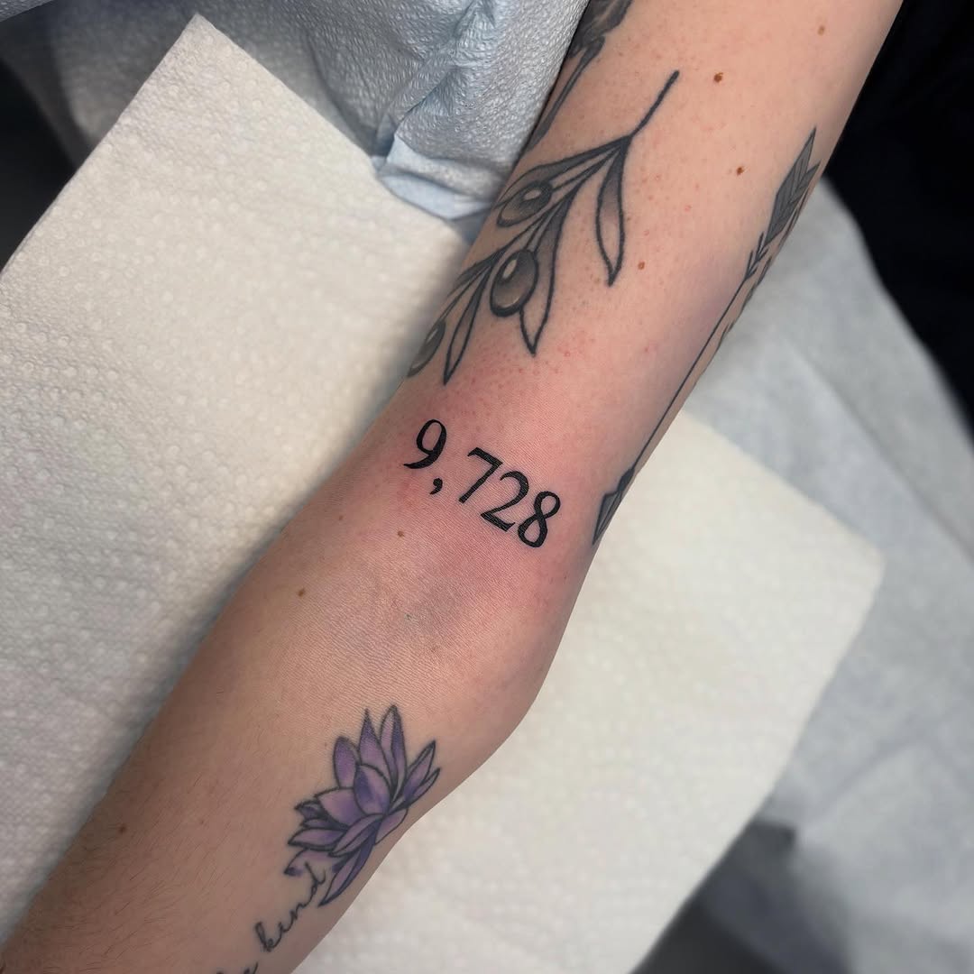 Tattoo by @heavychevytattoos — lettering_script, illustrative