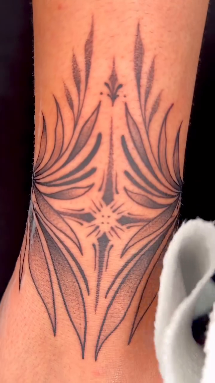 Tattoo by @memento_detroit — geometric, illustrative